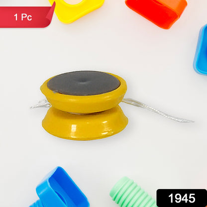 Wukusy small yoyo toy with string, rotating brain exerciser for kids, colorful and fun toy for developing coordination and focus