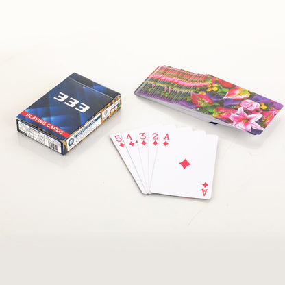 Wukusy luxury 1982 playing cards deck with intricate pattern, HD printing, durable and flexible poker cards for recreational play.