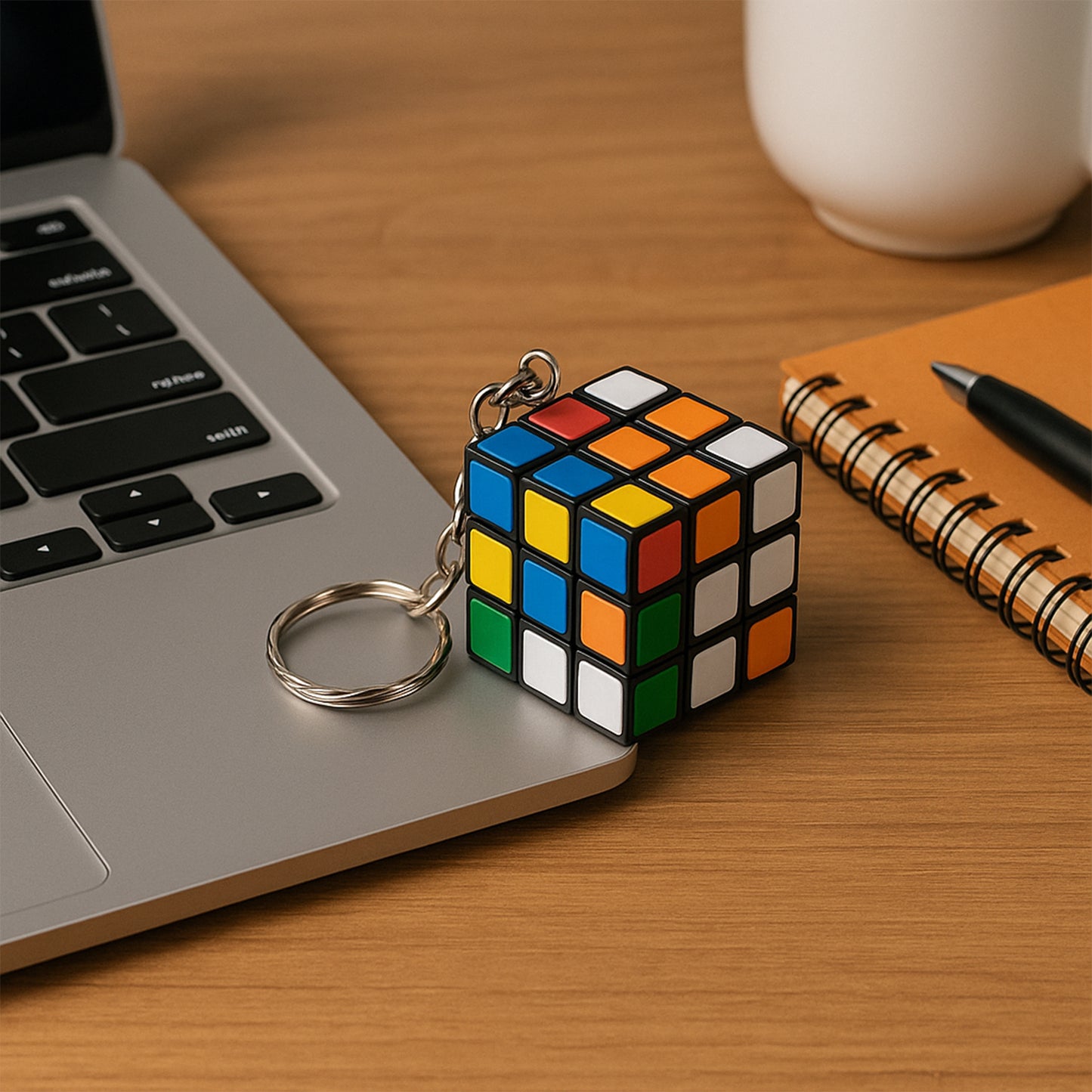 Wukusy 4022 mini cube puzzle toy for boys and girls, featuring colorful magic cube design for fun and birthday gifts.