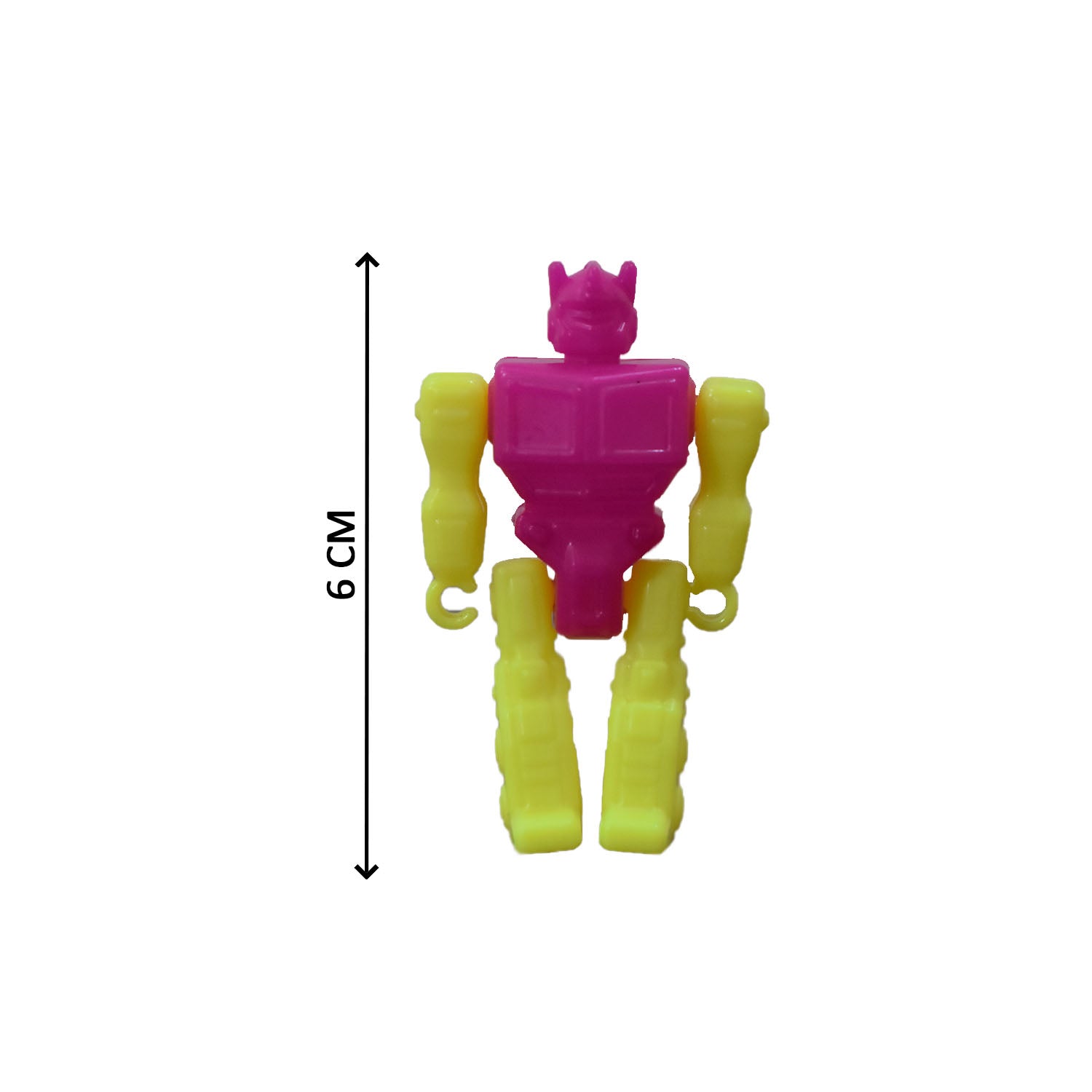 Wukusy Small Robot Toy with colorful details, designed for children, featuring a friendly robot figure with movable parts.