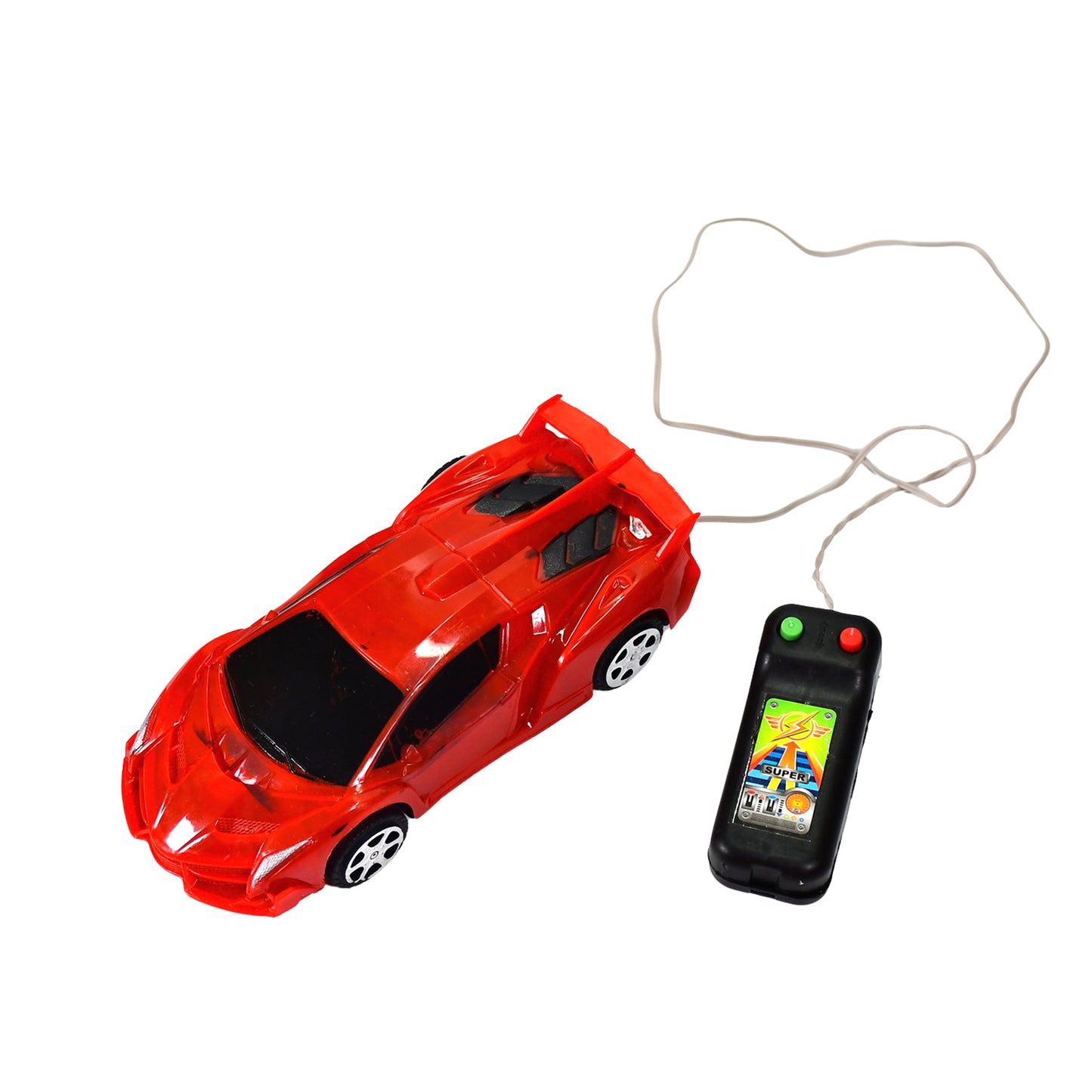 Wukusy remote control simulation model racing toy car on a track, featuring detailed design and vibrant colors.
