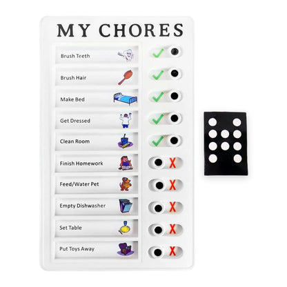 Wukusy portable 20x12cm My Chores home note board for planning and reminders, ideal for organizing chores and schedules.