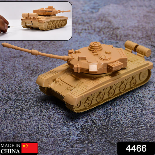 Wukusy army tank toy for kids with pull-back mechanism, featuring a detailed military design and durable plastic construction.