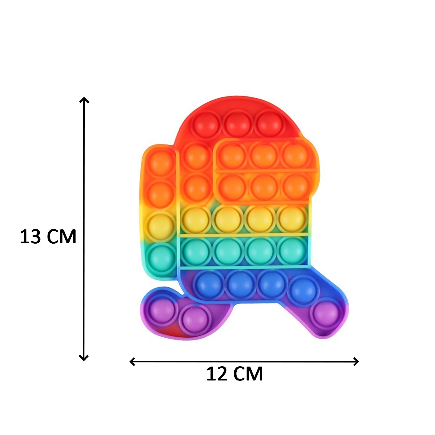 Wukusy Among Us running fidget toy, a colorful toy for kids and adults to play and entertain.
