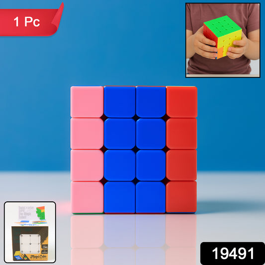 Wukusy 4x4 Magic Speed Cube Puzzle for kids and adults, colorful twisty toy for improving problem-solving skills