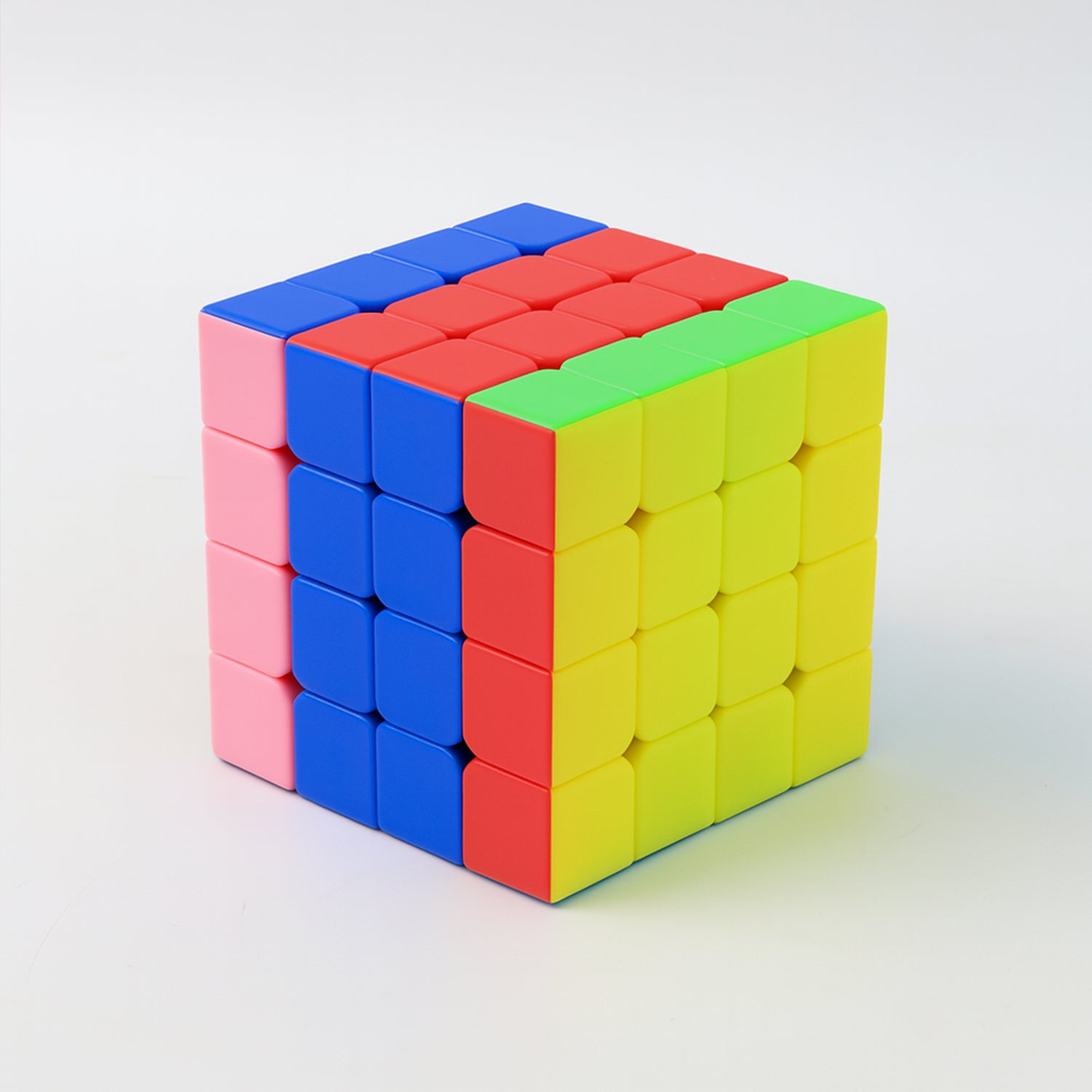Wukusy 4x4 Magic Speed Cube Puzzle for kids and adults, colorful twisty toy for brain-teasing fun and skill development.