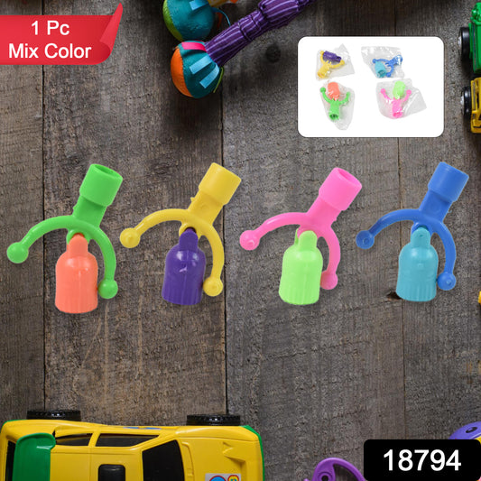 Wukusy bell-shaped pencil top toy in mixed colors, decorative and fun promotional toy for stationery accessories.