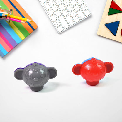 Colorful cartoon money shape pencil top toy by Wukusy, featuring a fun design for kids and promotional use.
