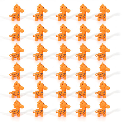 Wukusy expandable giraffe toy with a cute face and extendable neck, made for children’s imaginative play.
