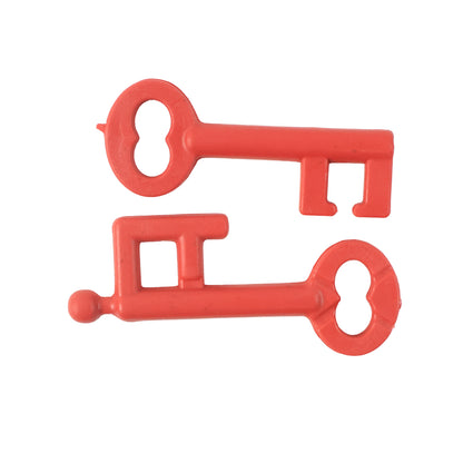Wukusy Magic Key Puzzle Set toy with colorful keys and intricate lock mechanisms for fun brain teasers and problem-solving.