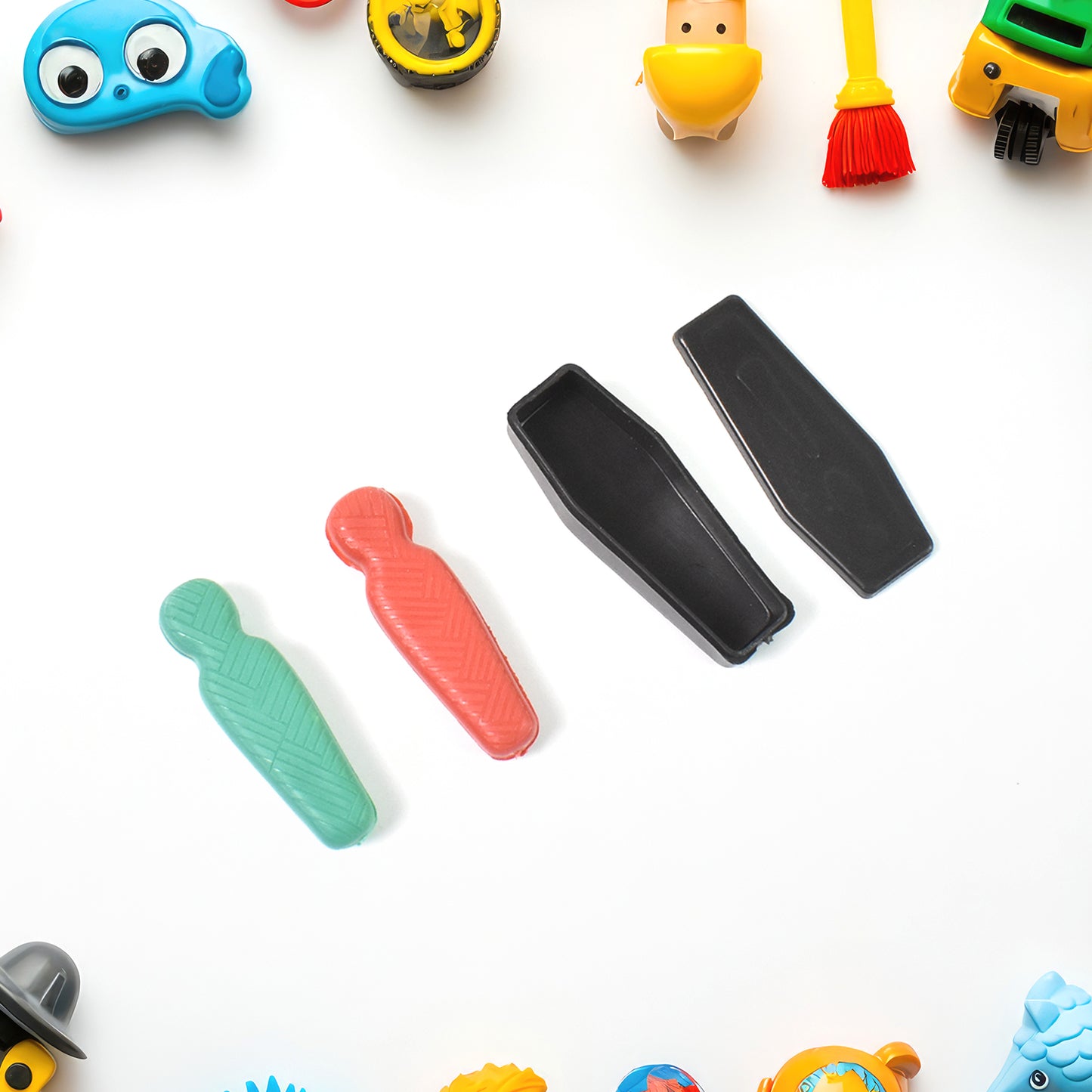 Wukusy Magic Mummy Mystery Trick Toy in assorted colors, featuring a mummy case design, designed for kids' playful magic tricks.