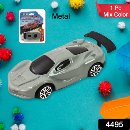 Colorful Wukusy metal mini car toy with free wheel mechanism, perfect for kids, featuring multicolor design and compact size.