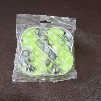 Wukusy premium cloud shape silicone Pop It fidget toy, colorful and squeezable for sensory play and stress relief.