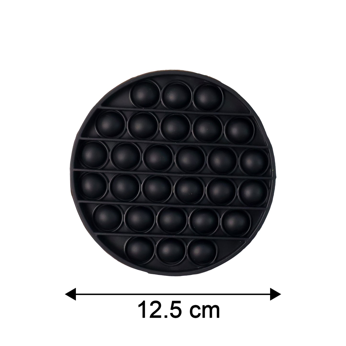 Wukusy Premium Round Shape Silicone Pop It Fidget Toy for stress relief, featuring colorful silicone bubbles for sensory play.