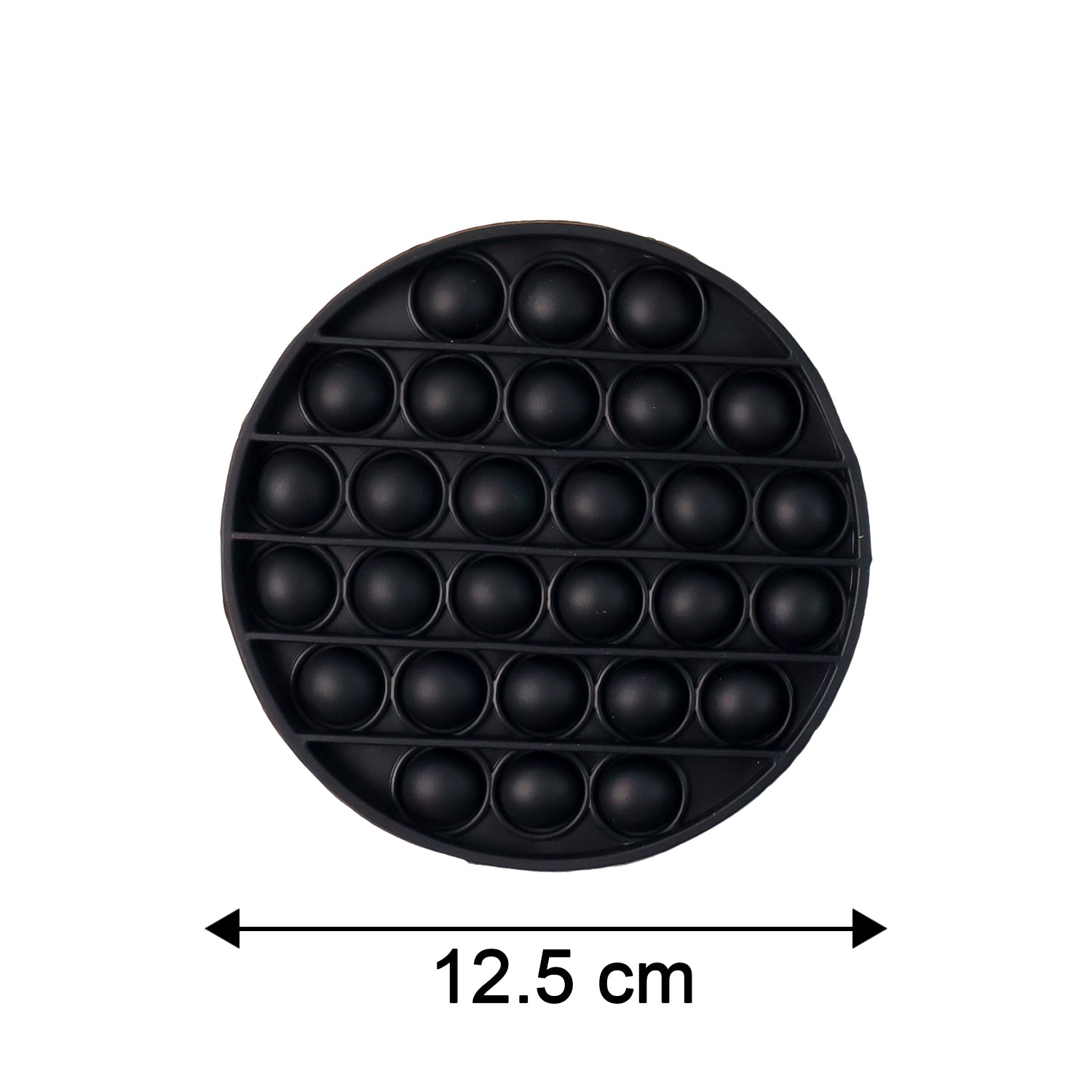 Wukusy Premium Round Shape Silicone Pop It Fidget Toy for stress relief, featuring colorful silicone bubbles for sensory play.