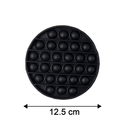 Wukusy Premium Round Shape Silicone Pop It Fidget Toy for stress relief, featuring colorful silicone bubbles for sensory play.