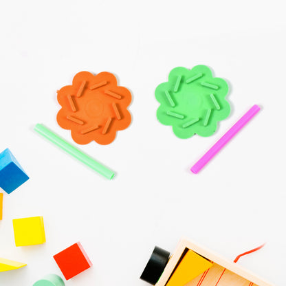 Wukusy Small Magic Air Spinner toy, plastic spinning toy with vibrant colors, designed for entertainment and stress relief.