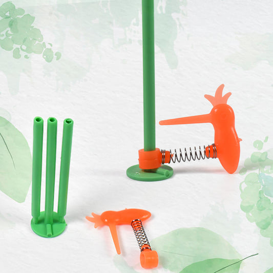Colorful Wukusy small woodpecker fun toy for kids, featuring a mix of vibrant colors and playful design.
