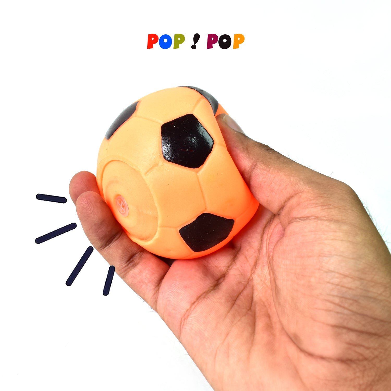 Wukusy sports squeeze ball toy set of 3 soft, colorful balls designed for kids' play and sensory fun.