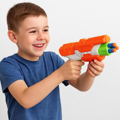 Wukusy Z Master toy gun with foam bullets for kids, compact shooting toy perfect for outdoor play and active fun.