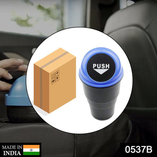 Wukusy travel car dustbin used for storing garbage in offices, households, hospitals, and vehicles for convenient waste disposal.