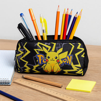 Wukusy cartoon character school bag combo set for kids, 3-piece travel backpack with colorful cartoon designs for children.