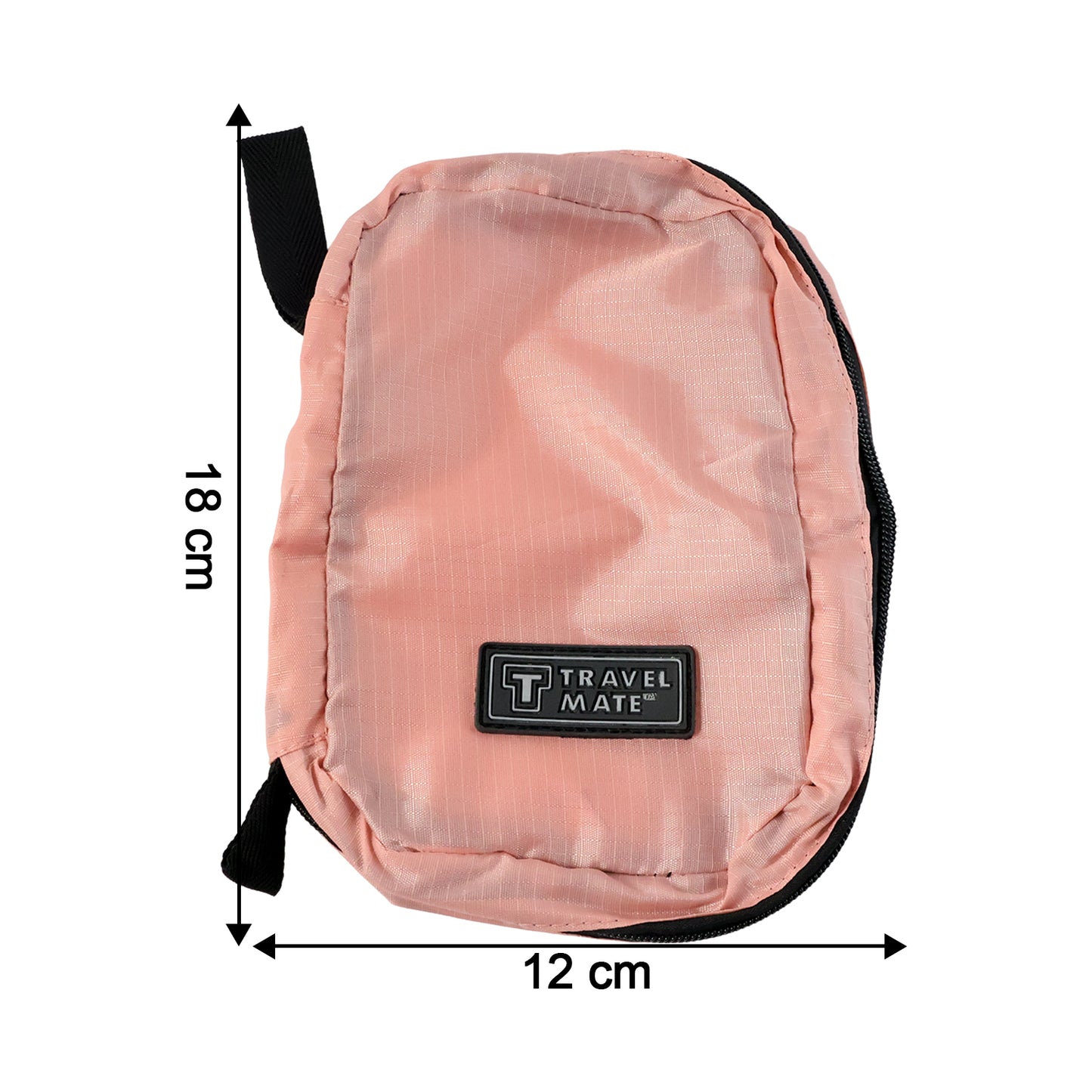 Wukusy Premium Travel Mate hanging toiletry bag with multiple compartments, compact travel organizer for toiletries and grooming essentials.