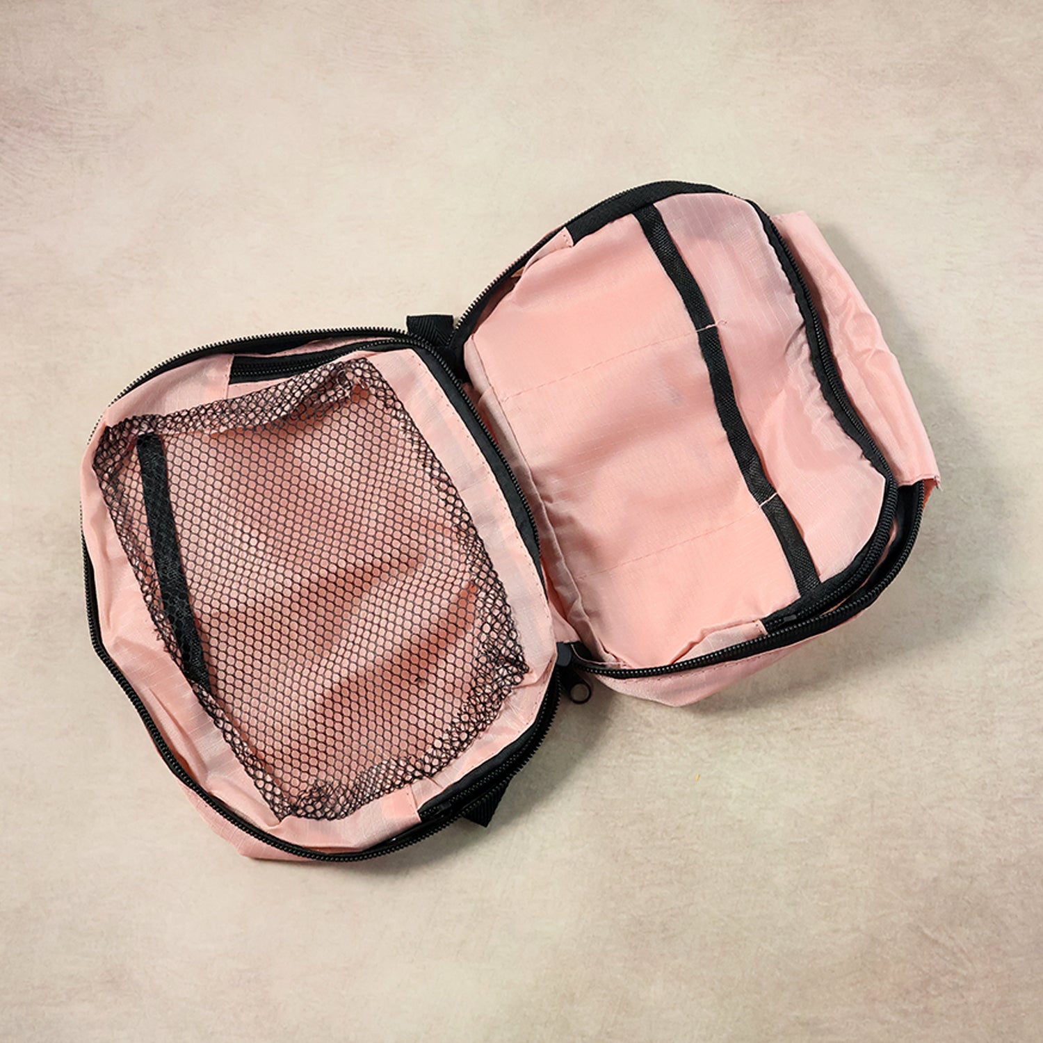 Wukusy Premium Travel Mate hanging toiletry bag with multiple compartments and sturdy hook for organized travel storage