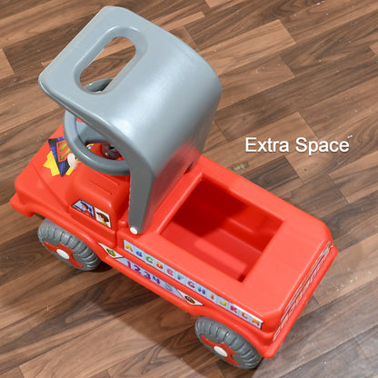 Wukusy kids baby ride-on push car with backrest, musical horn, suitable for toddlers and young children, toy car for boys and girls