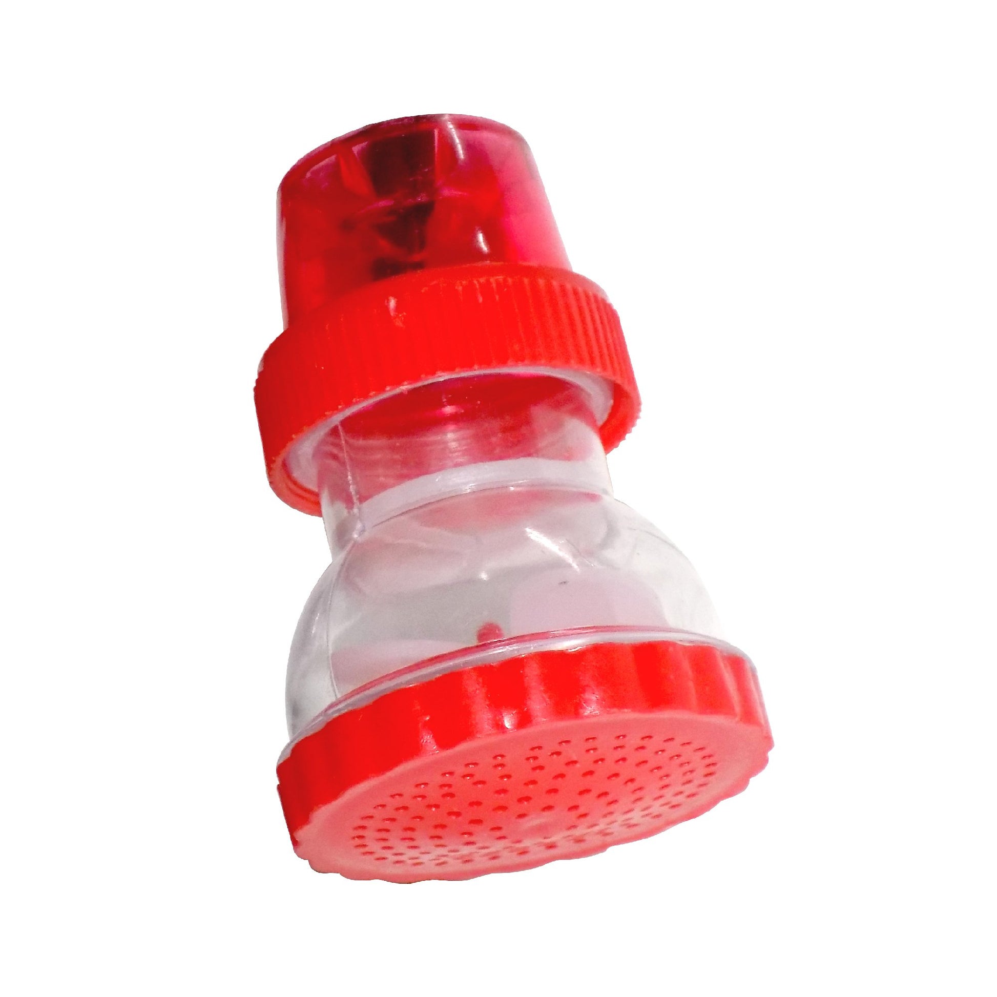 Wukusy 1451 Big Plastic 360-degree shower head faucet, kitchen tool with adjustable spray, shown in a close-up image.