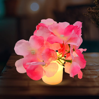 Wukusy LED mood light for bedroom interior decor, showcasing colorful ambient lighting in a modern home setting.