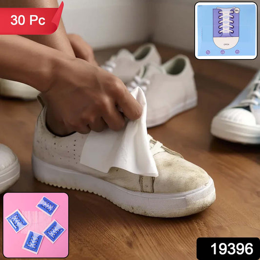 Wukusy premium shoe cleaning wipes in a pack of 30, suitable for quick and effective shoe maintenance.