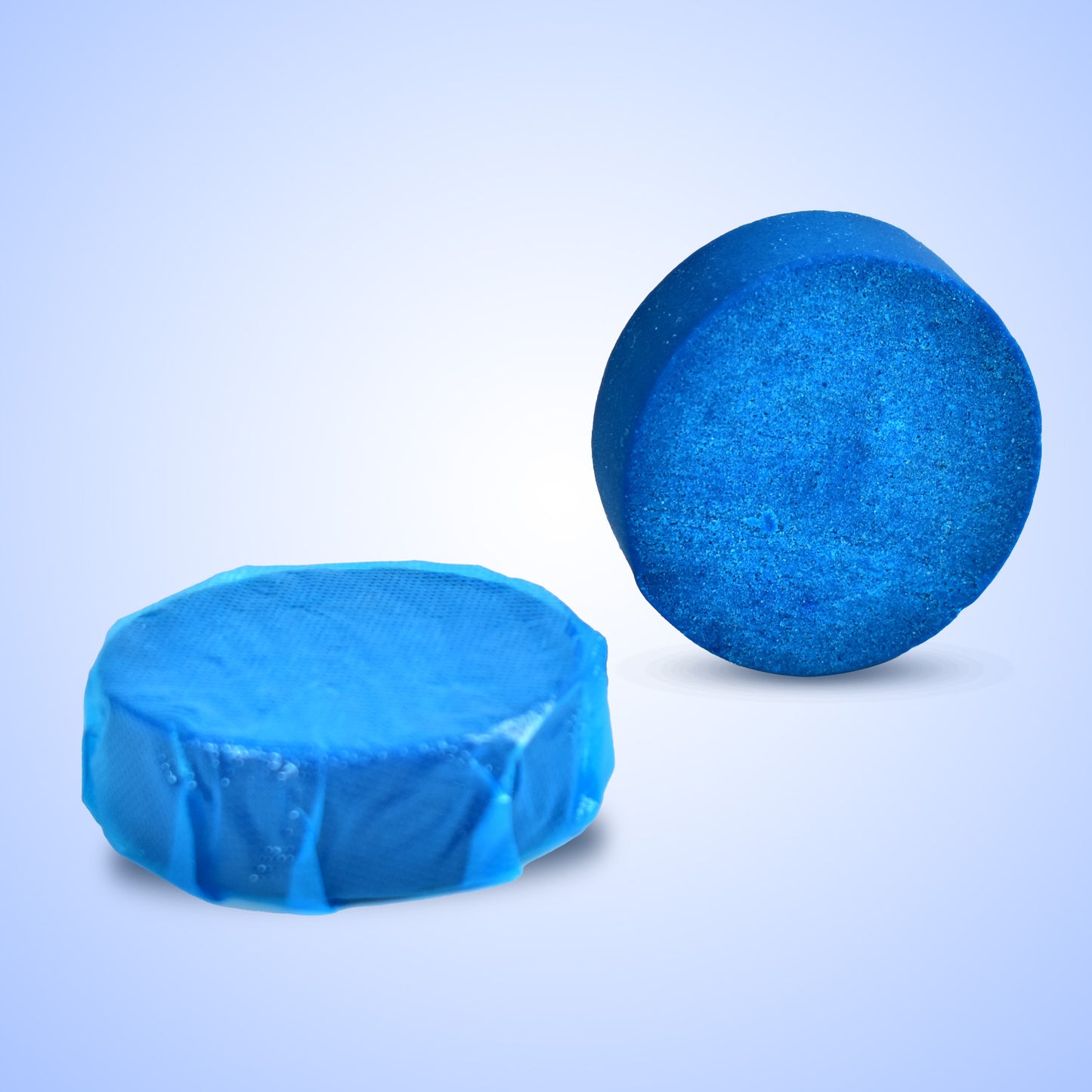 Set of 10 Wukusy blue bubble toilet bowl cleaners with durable design and powerful decontamination for bathroom hygiene.