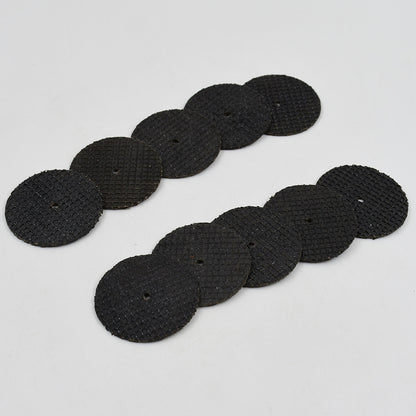 Set of 11 Wukusy grinder cutting disc tools for home improvement, featuring various grinding and cutting accessories for power tools.