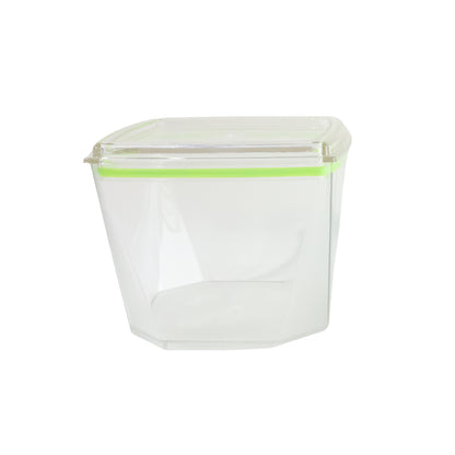 Wukusy food storage container set with two 500ml leak-proof plastic containers and lids for kitchen organization.