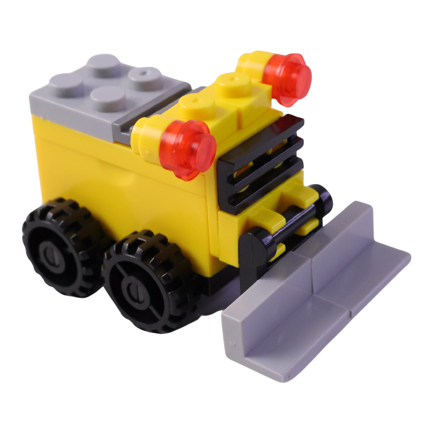 Wukusy cute bulldozer pencil sharpener toy with colorful design, fun and interactive desk accessory for kids and office use.