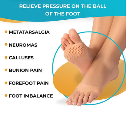Wukusy silicone tiptoe protector and cover for men and women, soft toe protection and comfort, shown on a foot.