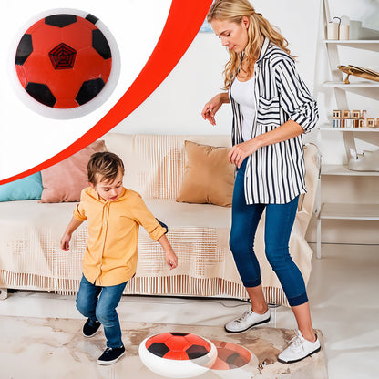 Wukusy Ttg Hover Soccer Ball Toy with foam bumper, designed for indoor play, featuring a lightweight hover mechanism and colorful exterior.