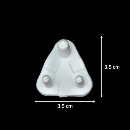 Wukusy 6134 baby safety electrical socket cover outlet plug protector, pack of 100, small child-proof outlet safety plugs for home.