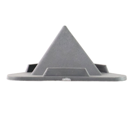 Wukusy Pyramid Grey mobile stand with three inclined angles, designed for adjustable smartphone positioning and support.