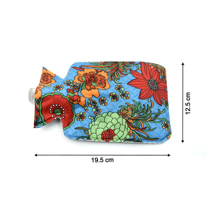 Wukusy 7254 Personal Care Rubber Hot Water Heating Pad for pain relief, showing flexible rubber bag with hot water inside.
