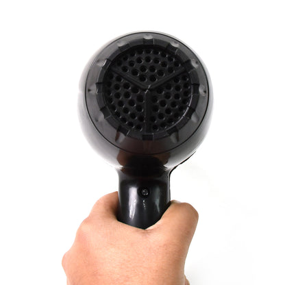 Wukusy professional multi-purpose hair dryer salon style with 1800W power, showcasing a sleek black design and ergonomic handle.