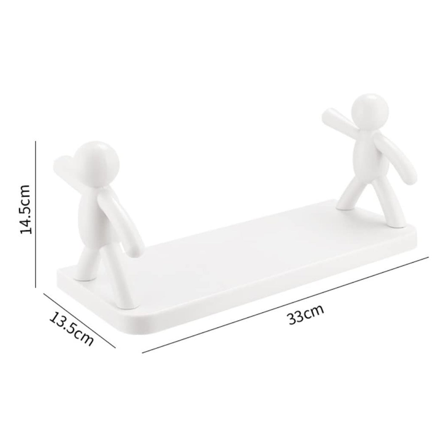Wukusy floating wall shelves for bedroom, living room, and kitchen, mounted on wall for stylish home organization.