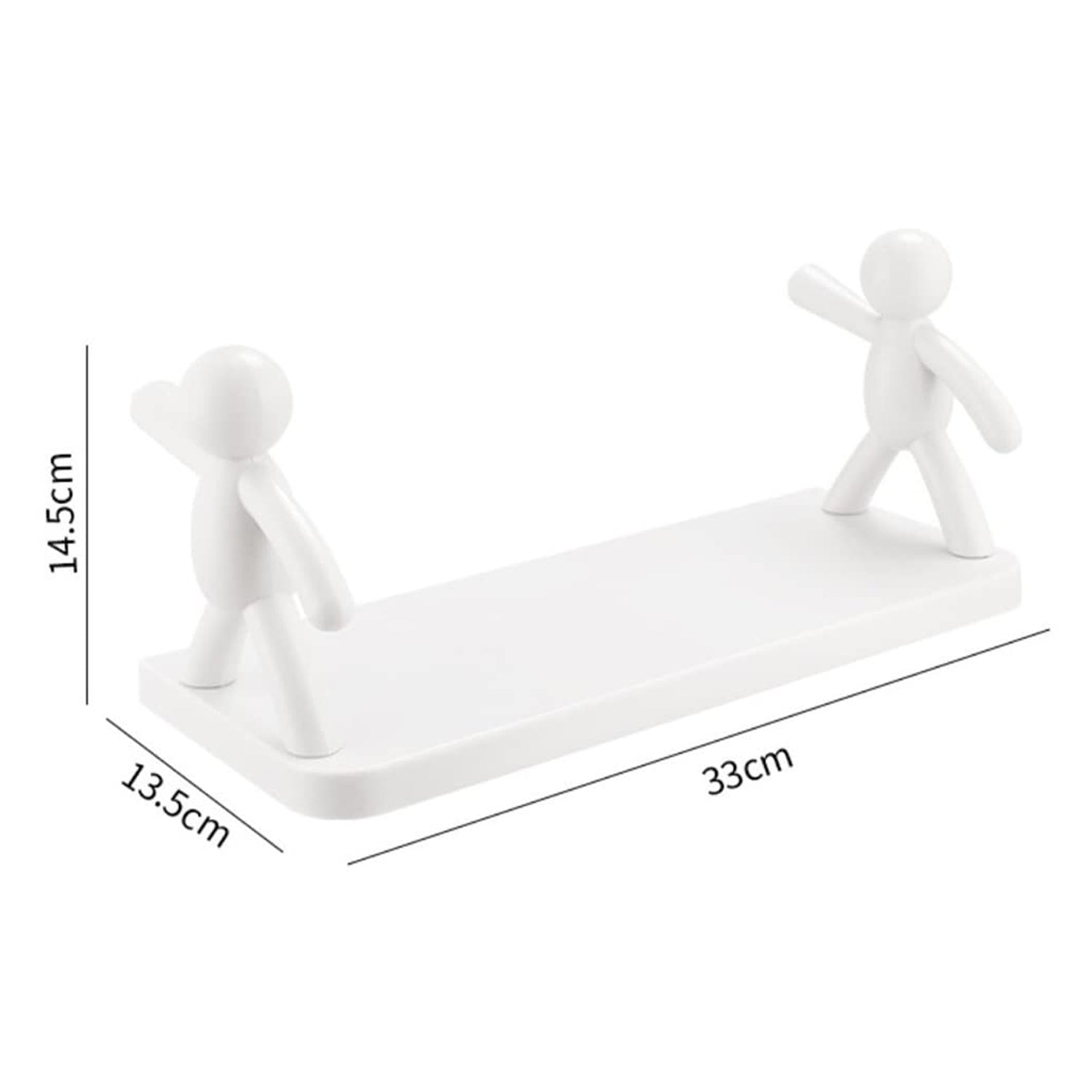 Wukusy floating wall shelves for bedroom, living room, and kitchen, mounted on wall for stylish home organization.