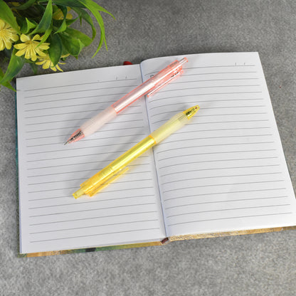 Two black Wukusy lightweight ballpoint pens with smooth writing, ideal for office use, displayed on a plain background.