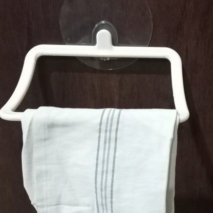 Wukusy 4096 multi-purpose self-adhesive wall-mounted hand towel holder, strong adhesive bathroom or kitchen accessory.