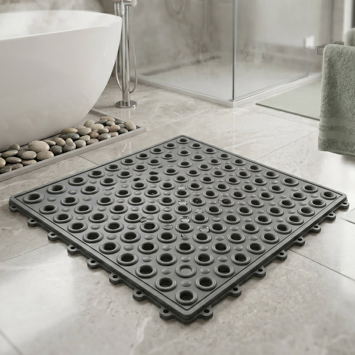 Bathroom Anti Skidding Mat  Non Slip Safety For Wet Areas