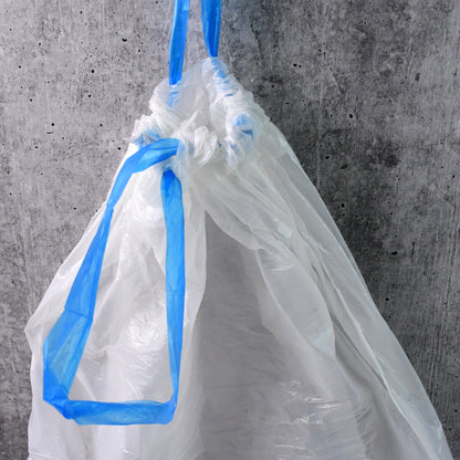 Wukusy premium garbage bag measuring 45x45 cm, designed for home and kitchen waste disposal, shown in the image.