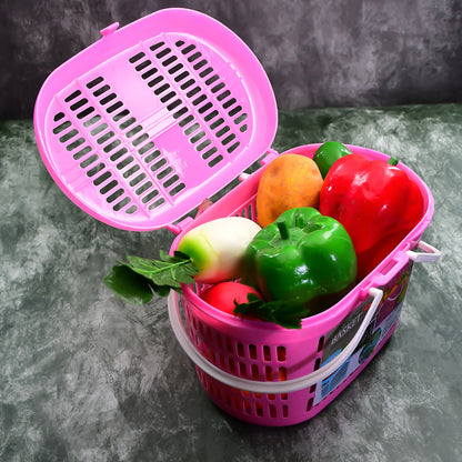 Wukusy 2924 multipurpose storage basket for home, picnic, and small utility uses, made of durable material with a woven design.