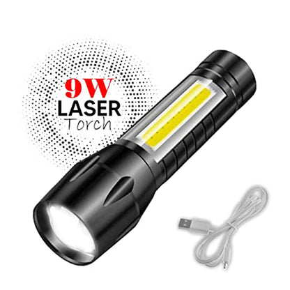 Wukusy 7528 Mini Search Rechargeable LED flashlight with long-range beam, emergency light, and compact design for home improvement tasks.